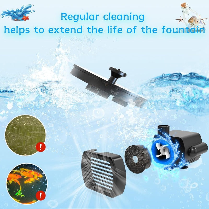 Solar LED Fountain LIGHT