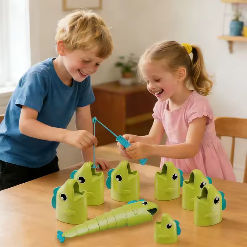 Funny Fishing Duel Game with Extendable Rod