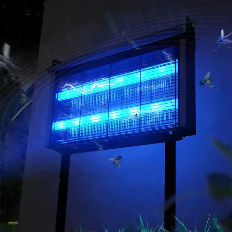 20W Solar Bug Zapper Mosquito Killer Lamp Outdoor Solar LED Light Fly Killer