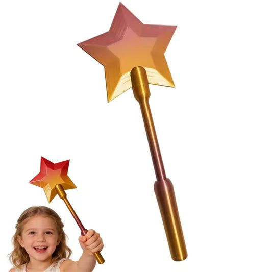 3D-printed star wand with tap-to-pay function, portable contactless payment card holder, credit card holder