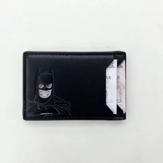 Batman Men’s Wallet – Compact Bifold Card Holder with Money Clip