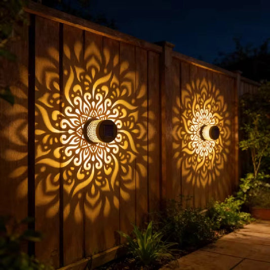 Outdoor Garden Solar Light Iron Art